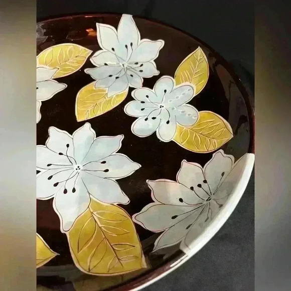 Laurie Gates Cafe Blues, large serving bowl - Picture 2 of 8